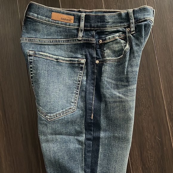 NWOT Garage Ultra High-rise two-tone demon (stretch) skinny jeans - Picture 6 of 6